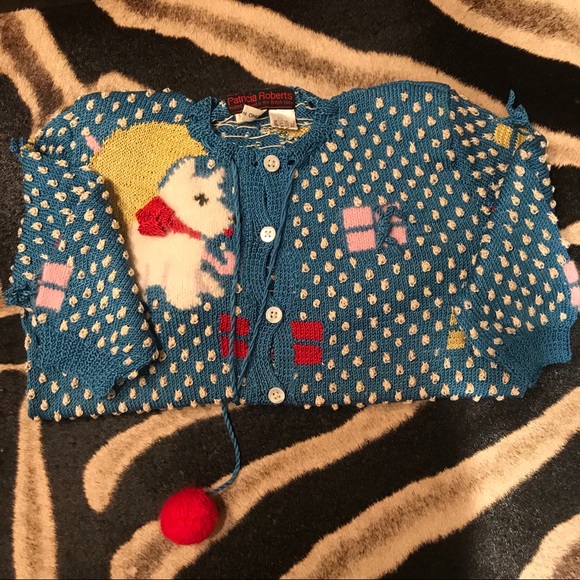 Patricia Roberts vintage knitted cat  sweater - Picture 2 of 6